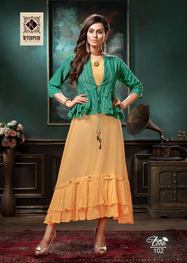 Kiana Presents  Glam Look Heavy Kurti Collection