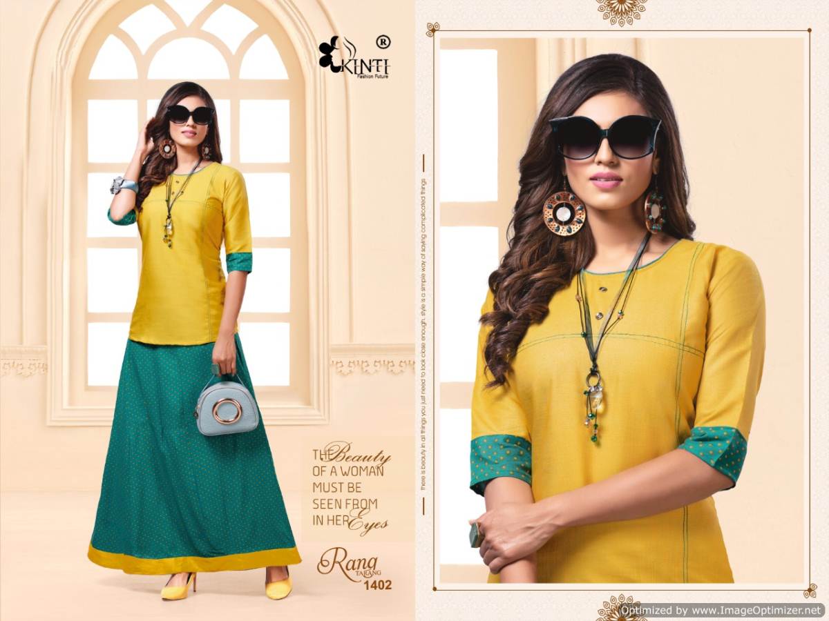 Kinti Presents  Rang Tarang Vol 14 Top With Skirt