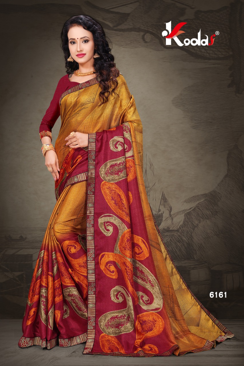 Kodas Presents Goriye Vichitra Silk Fancy Saree Collection