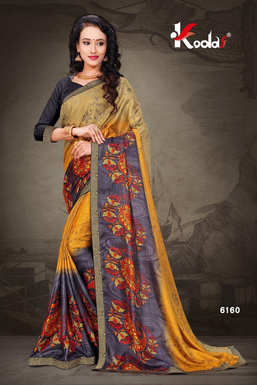 Kodas Presents Goriye Vichitra Silk Fancy Saree Collection