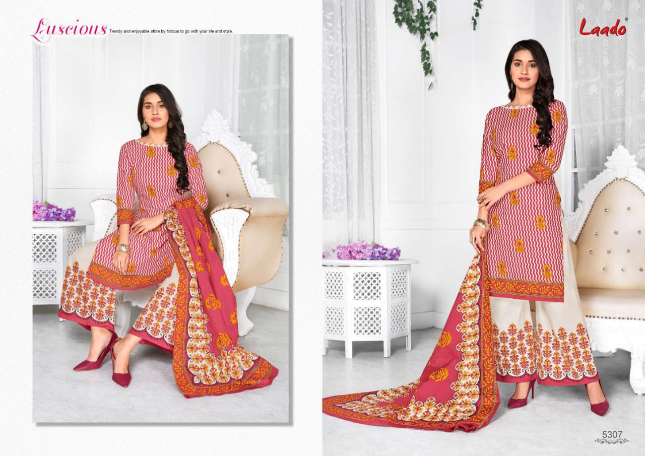 Laado Prints Vol 53  Printed Dress Material