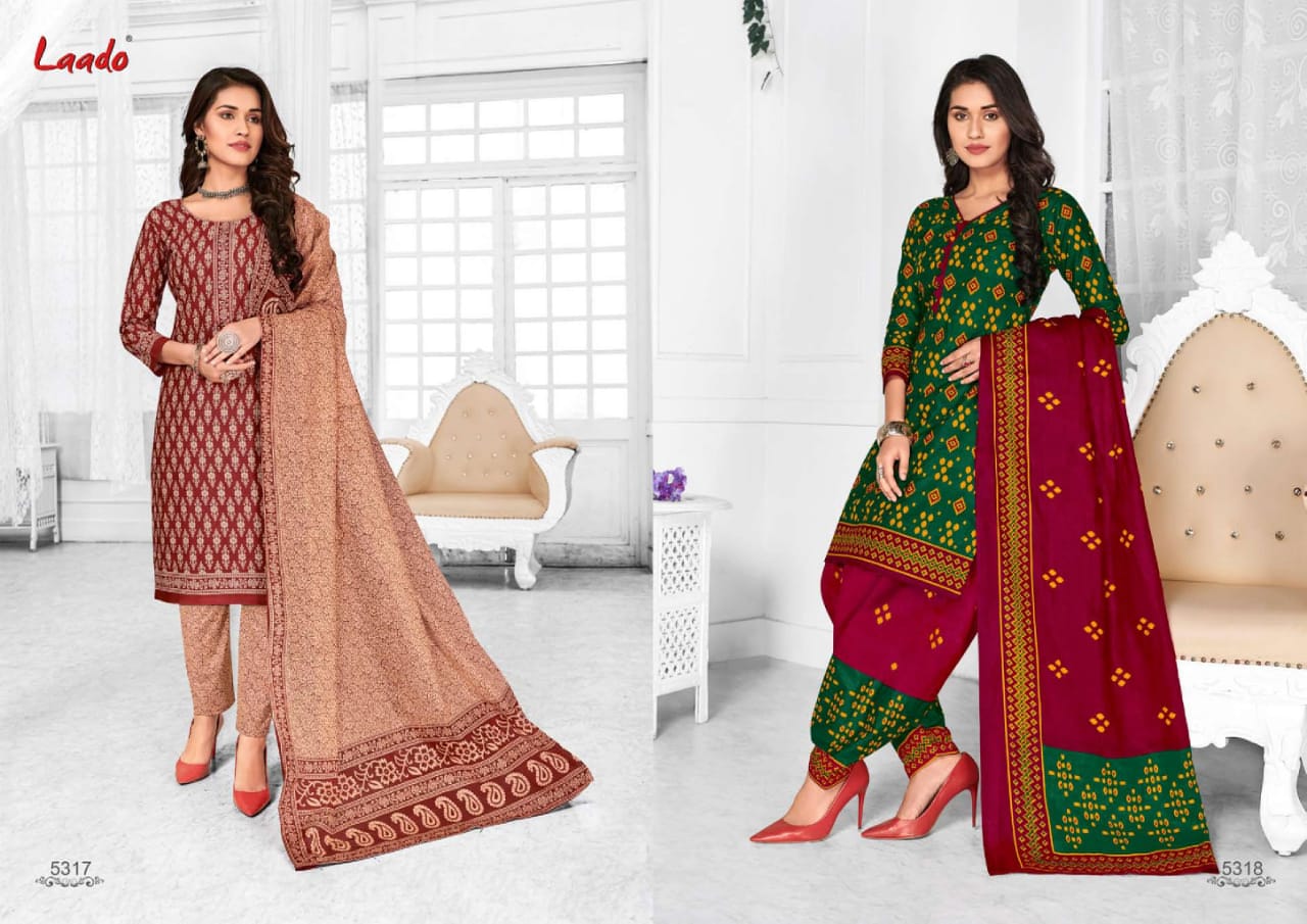 Laado Prints Vol 53  Printed Dress Material