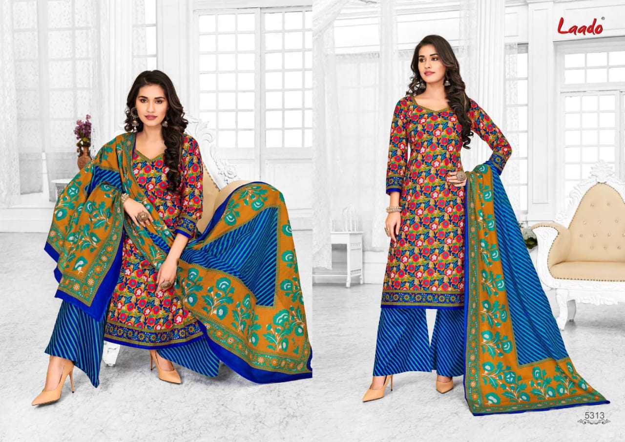 Laado Prints Vol 53  Printed Dress Material