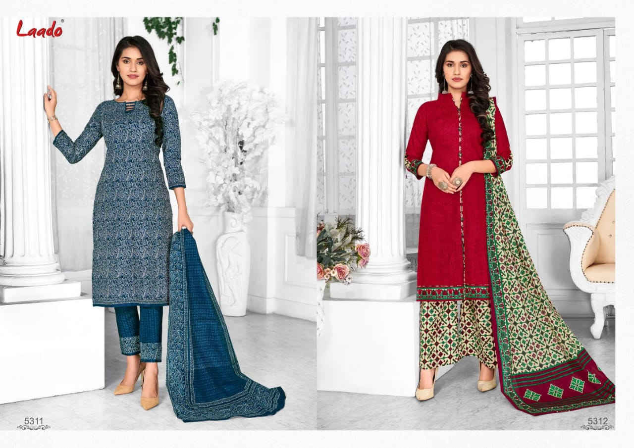 Laado Prints Vol 53  Printed Dress Material