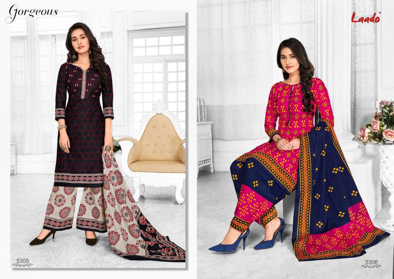 Laado Prints Vol 53  Printed Dress Material