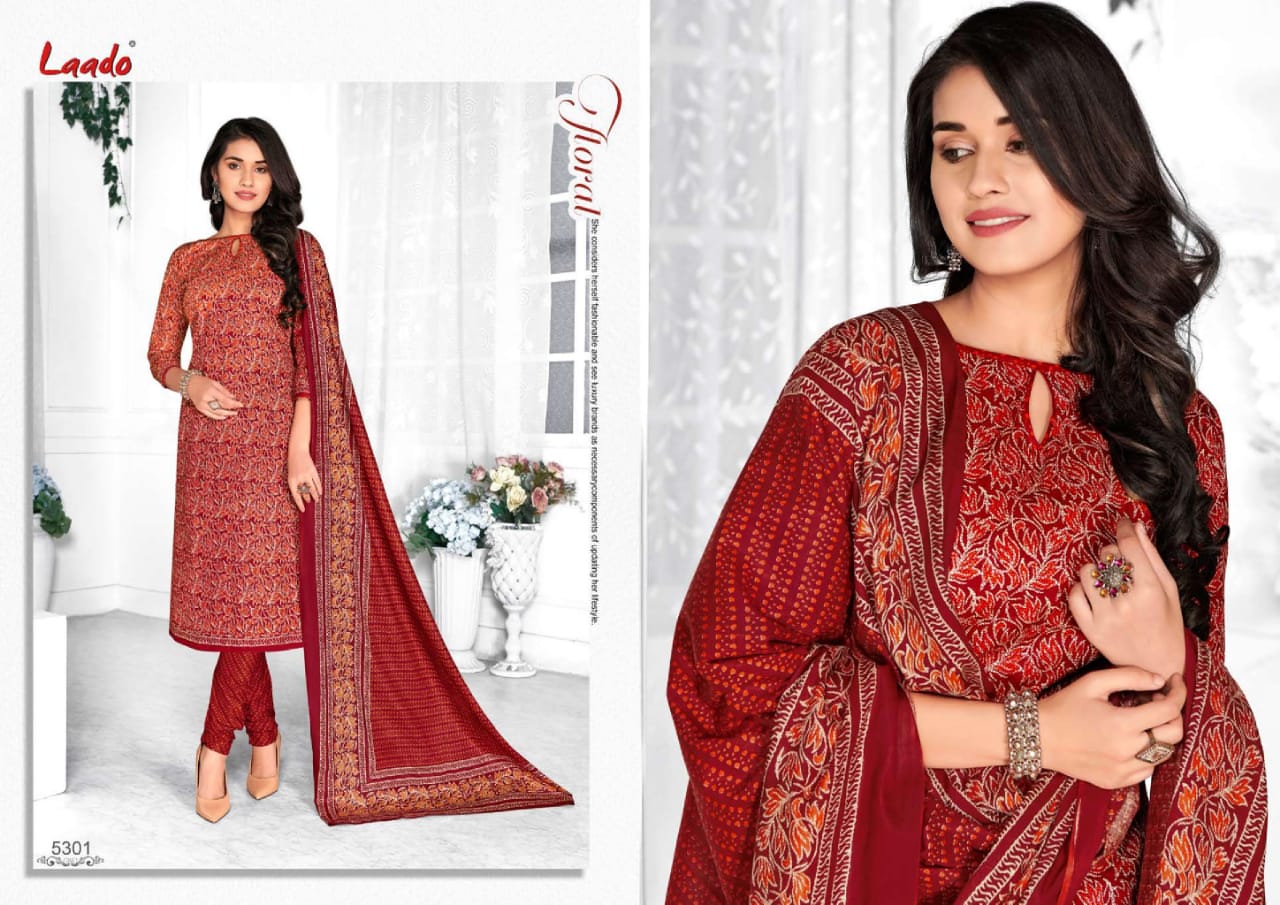 Laado Prints Vol 53  Printed Dress Material