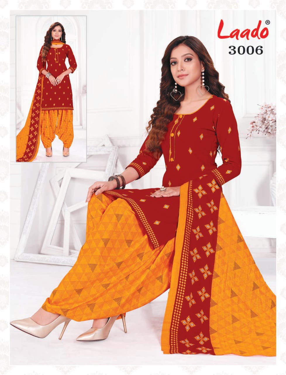 Laado Presents  Priti Patiyala Vol 3 Printed Dress Material