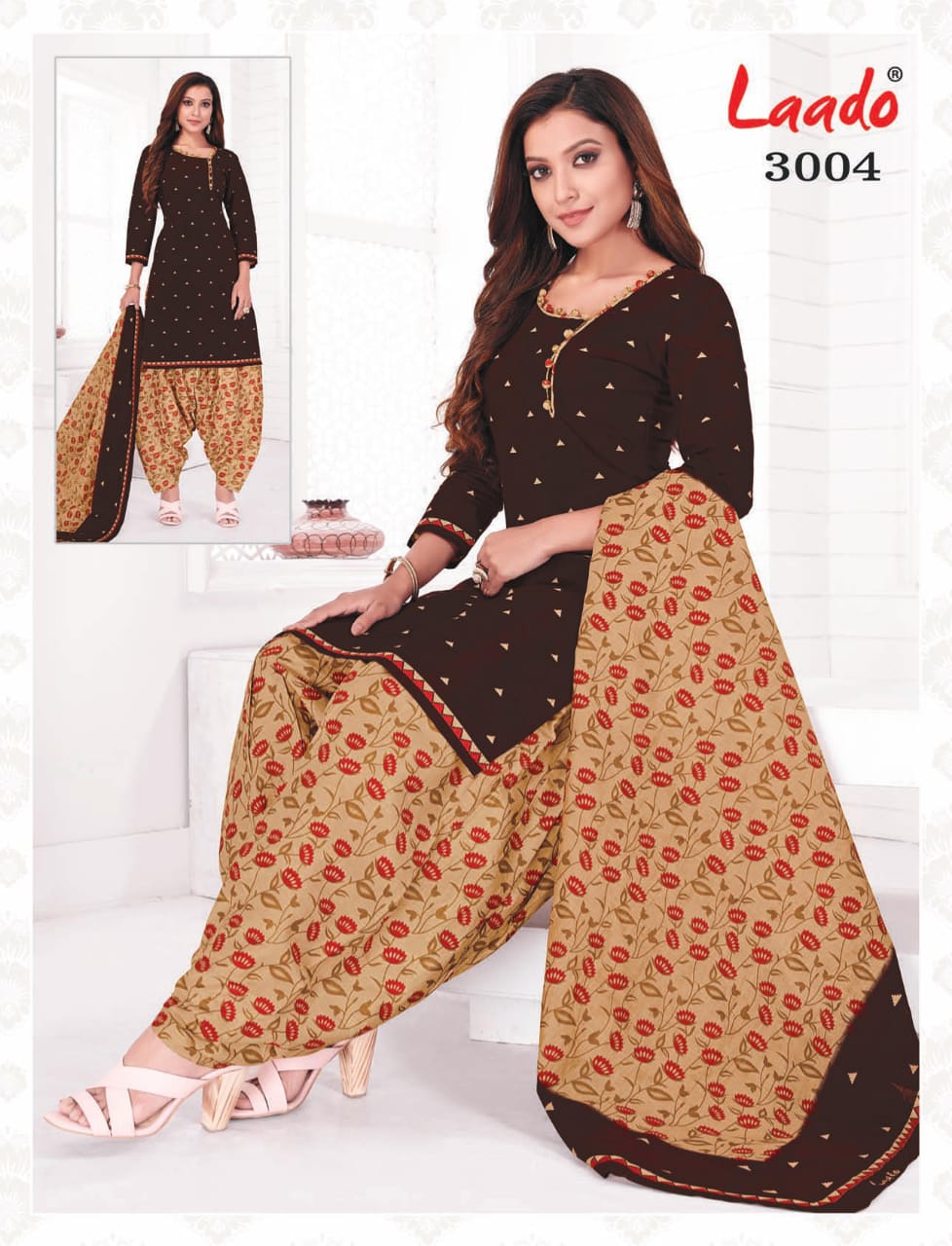 Laado Presents  Priti Patiyala Vol 3 Printed Dress Material