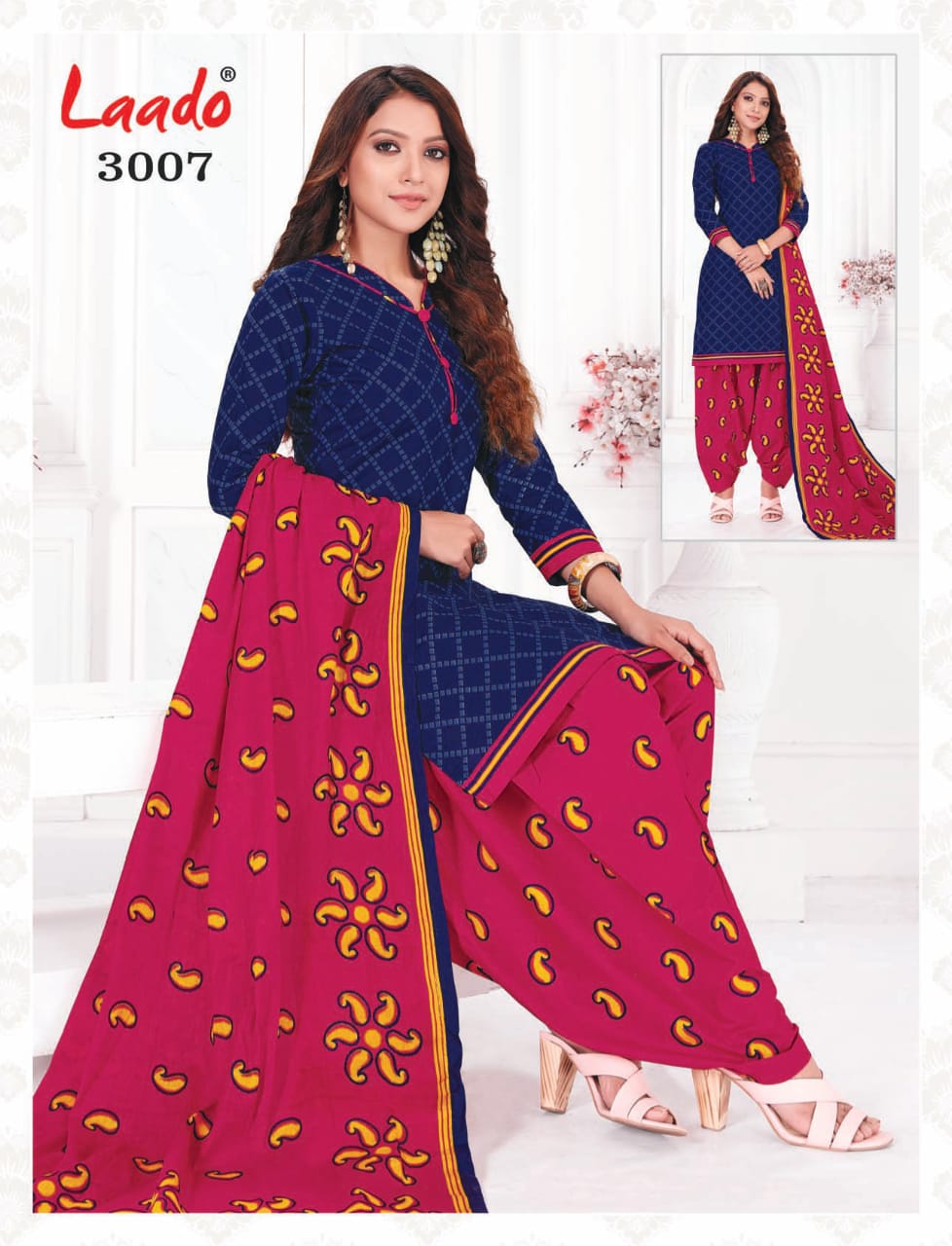 Laado Presents  Priti Patiyala Vol 3 Printed Dress Material