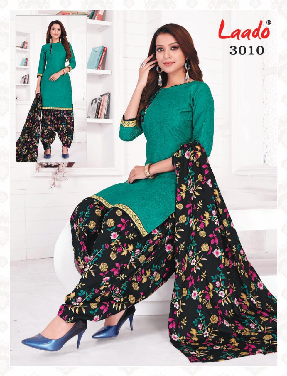 Laado Presents  Priti Patiyala Vol 3 Printed Dress Material