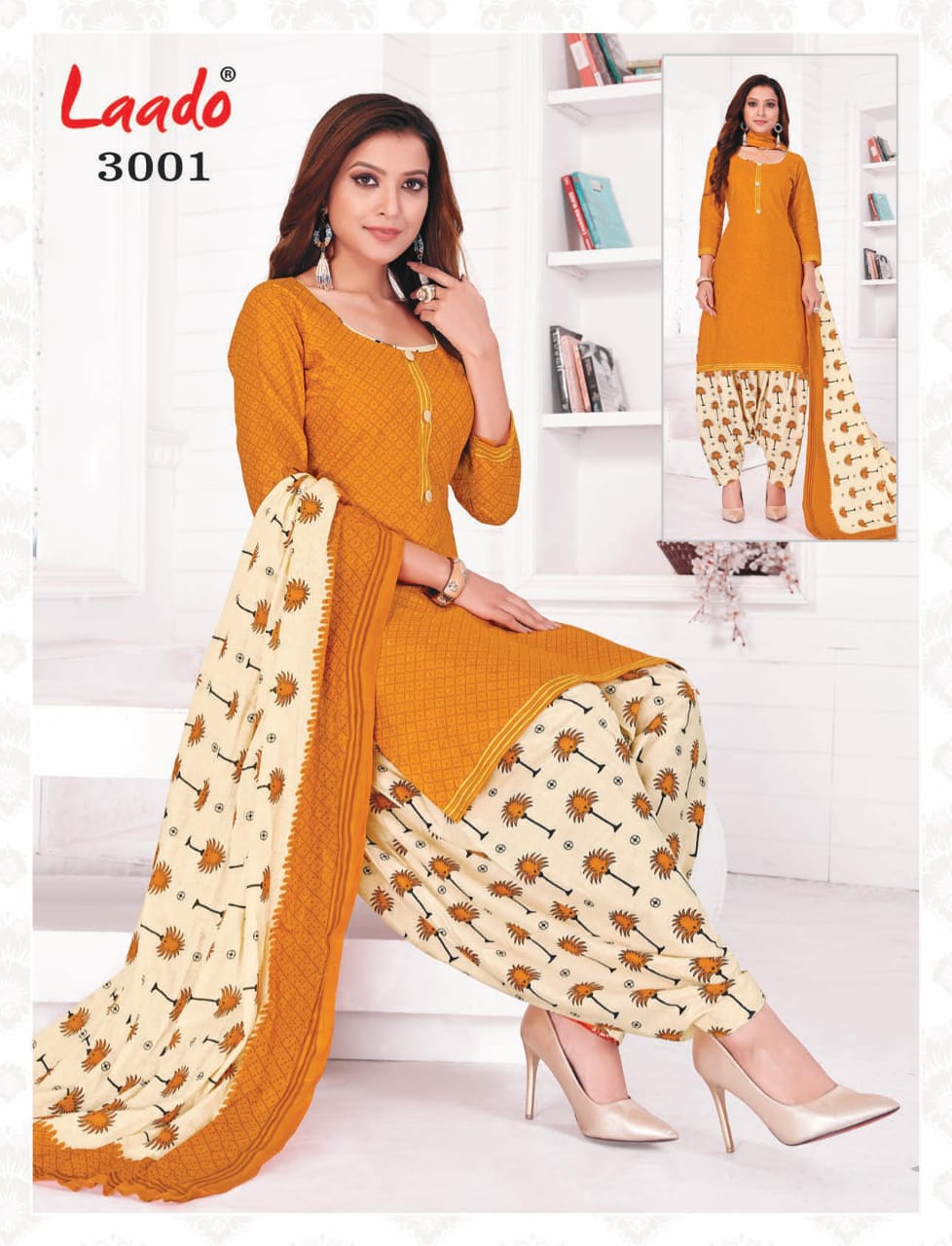Laado Presents  Priti Patiyala Vol 3 Printed Dress Material