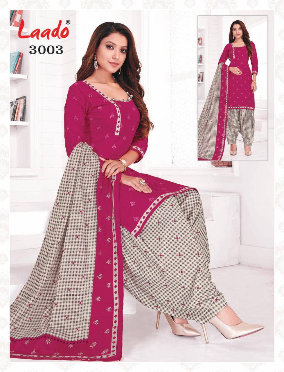 Laado Presents  Priti Patiyala Vol 3 Printed Dress Material