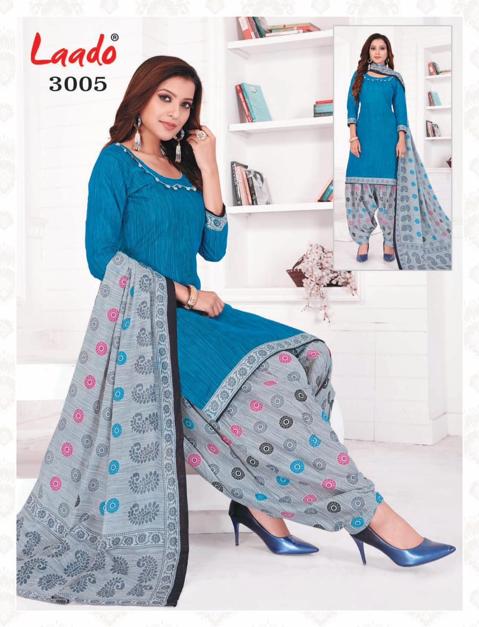 Laado Presents  Priti Patiyala Vol 3 Printed Dress Material
