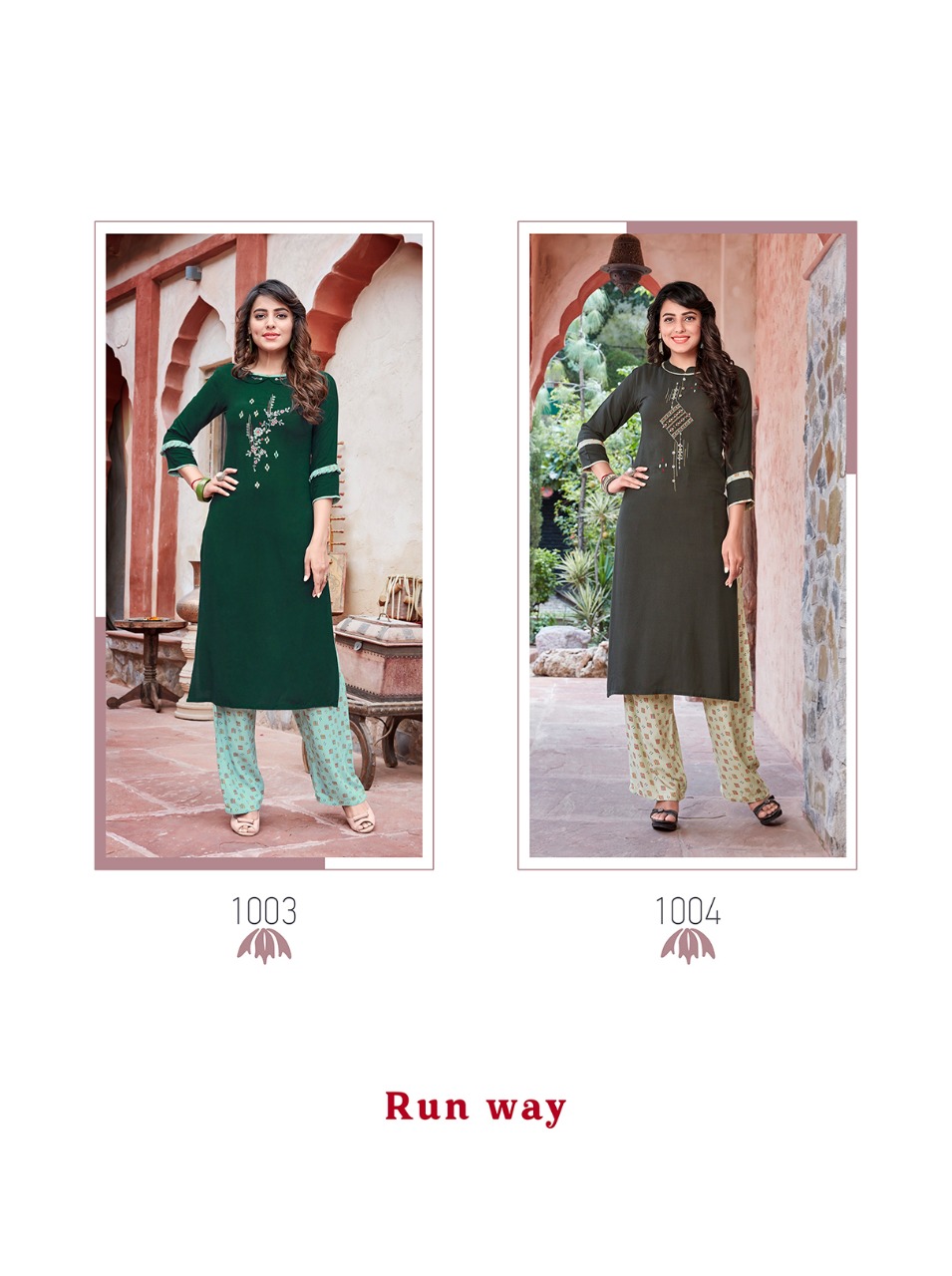 Ladies Flavour Presents Runway Kurti With Bottom Collection