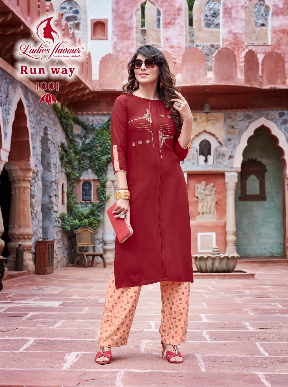 Ladies Flavour Presents Runway Kurti With Bottom Collection