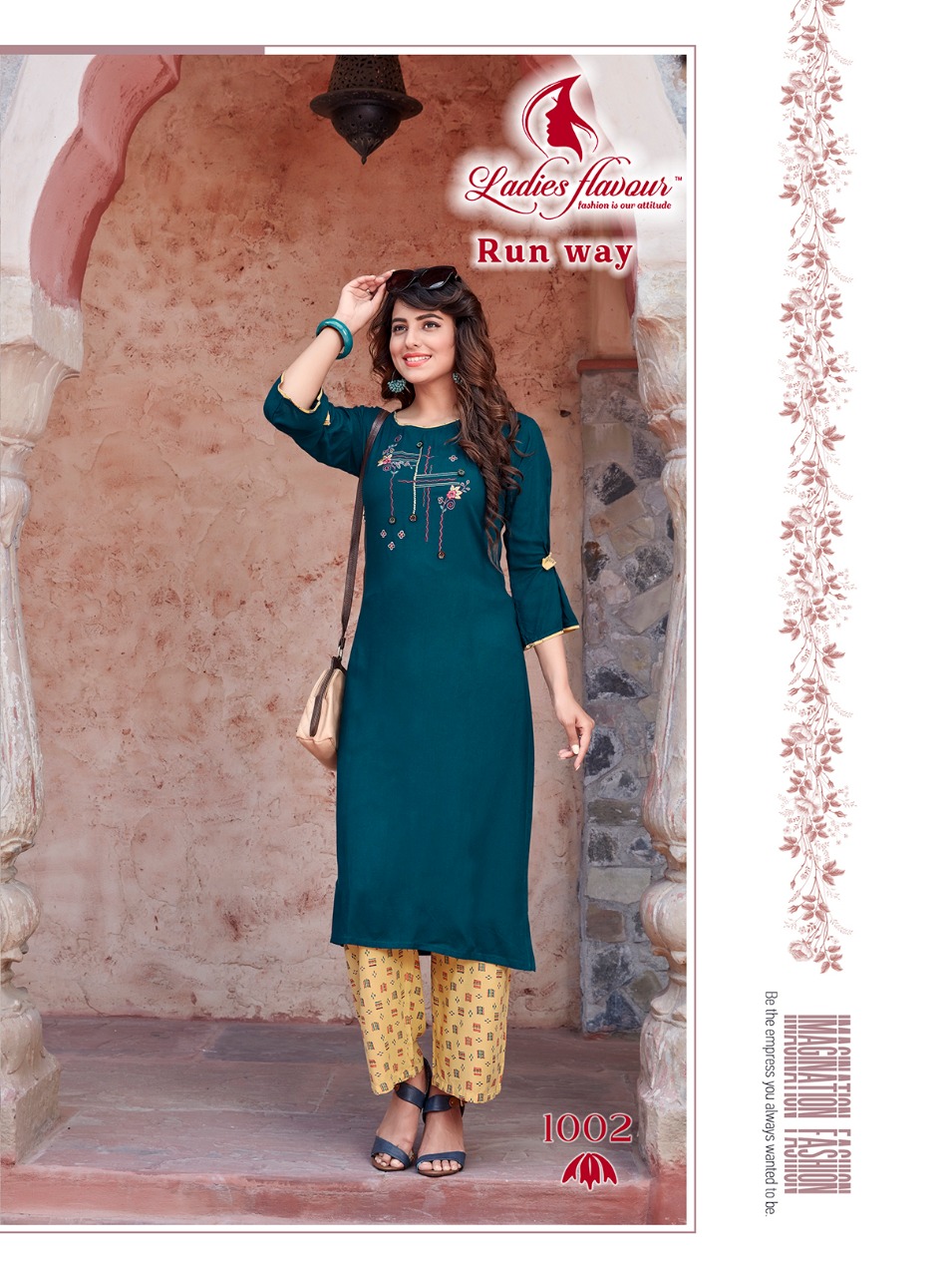 Ladies Flavour Presents Runway Kurti With Bottom Collection