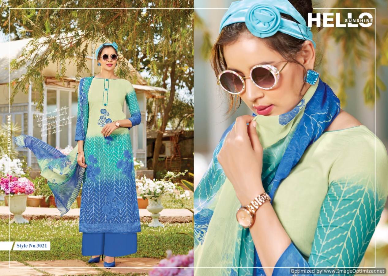 Levisha  Presents Zahira  Designer Dress Material