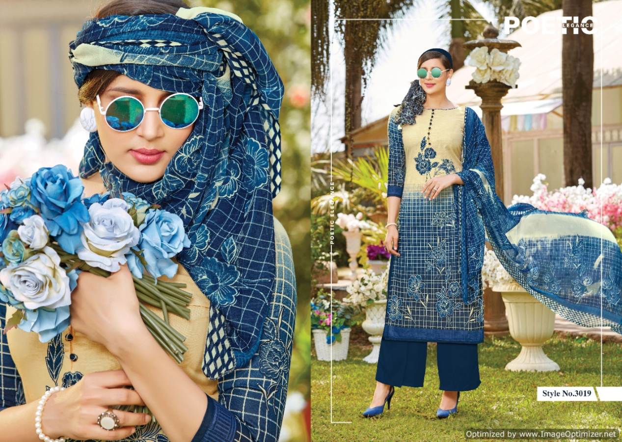 Levisha  Presents Zahira  Designer Dress Material