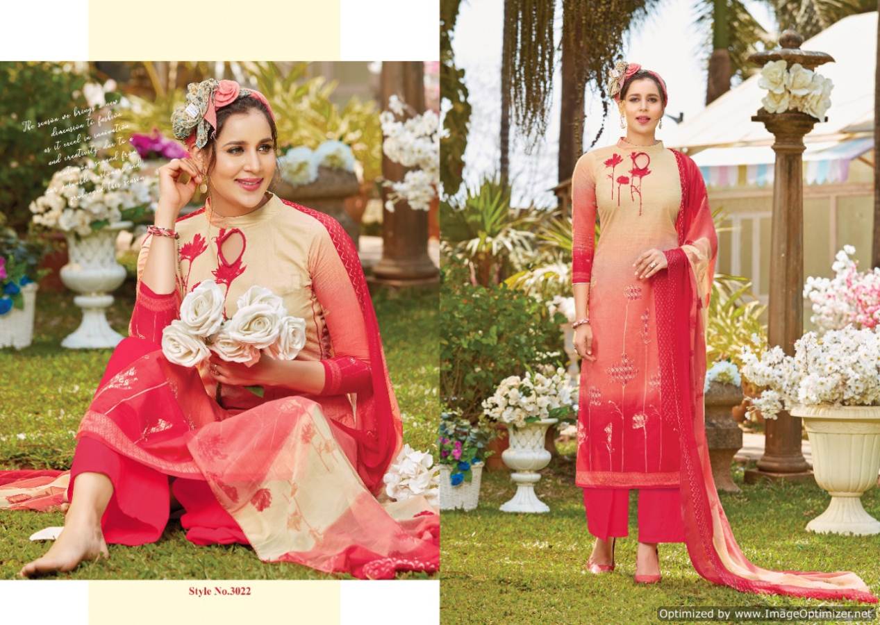 Levisha  Presents Zahira  Designer Dress Material