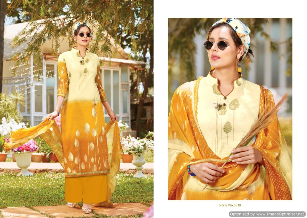 Levisha  Presents Zahira  Designer Dress Material