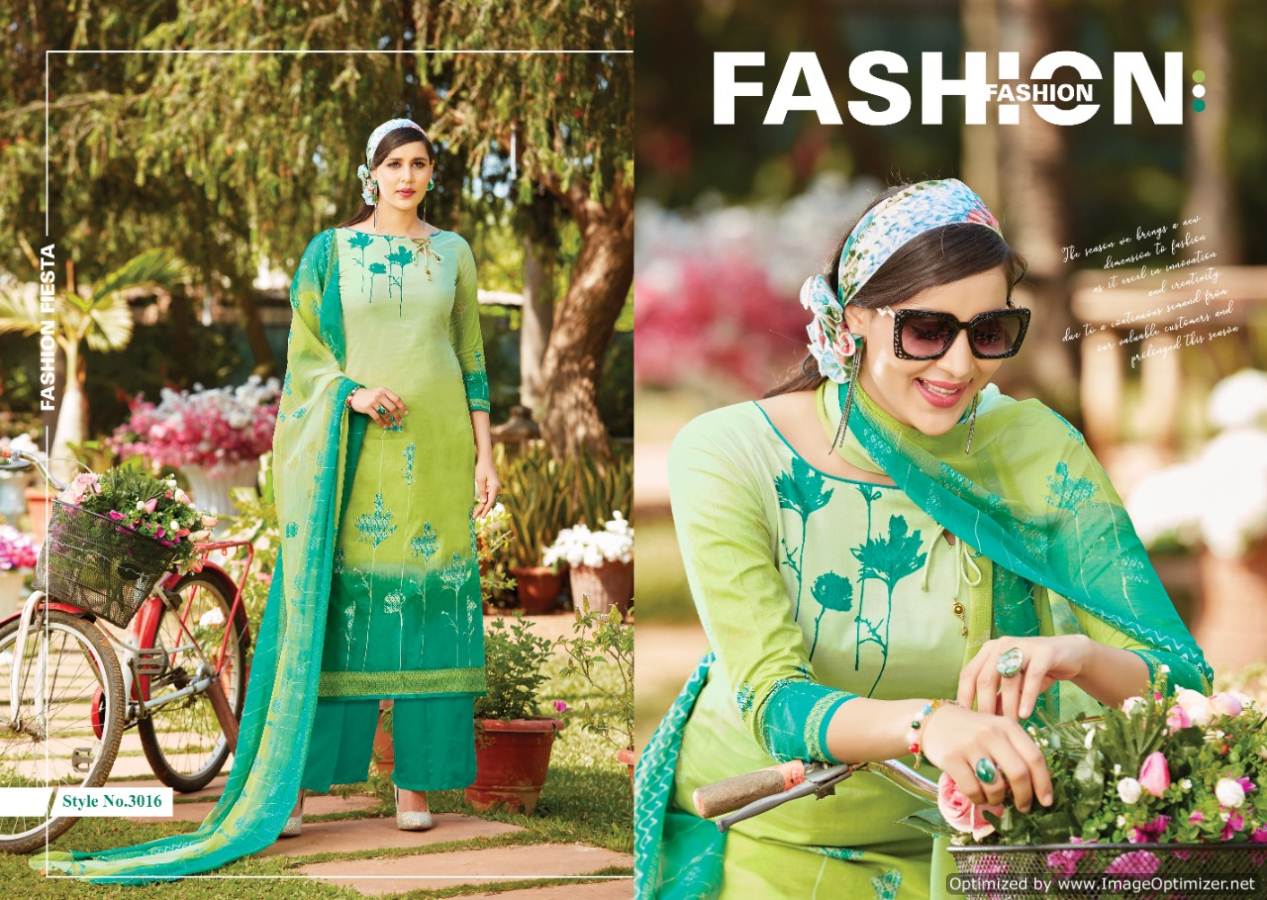 Levisha  Presents Zahira  Designer Dress Material
