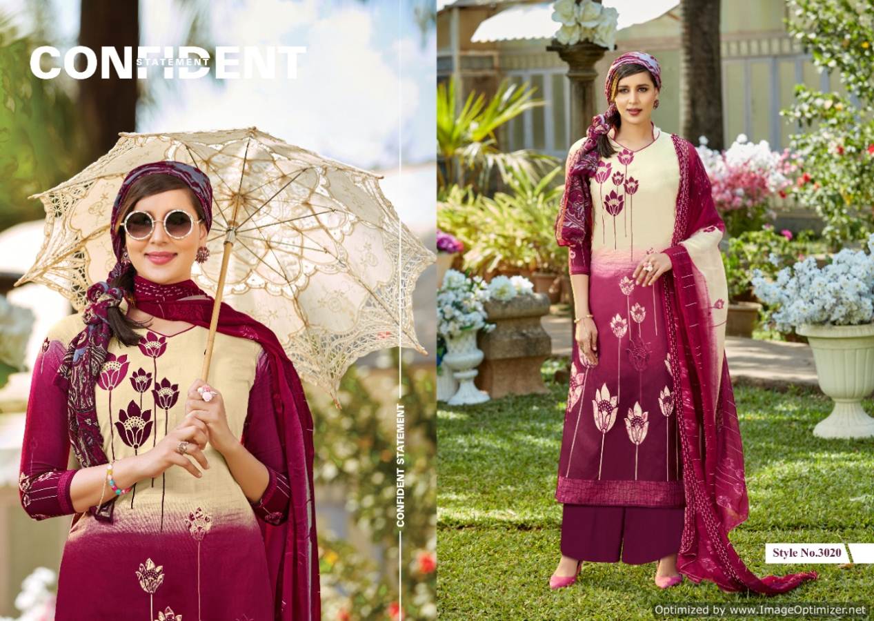 Levisha  Presents Zahira  Designer Dress Material