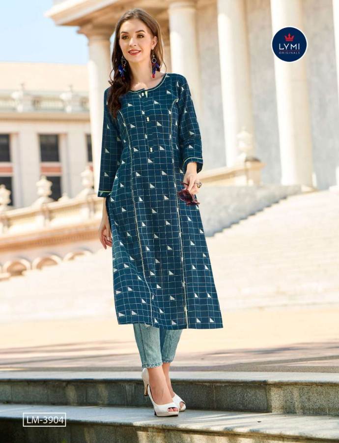 Lymi Presents  Grass Casual Wear Kurti