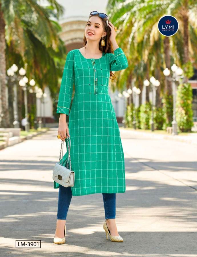 Lymi Presents  Grass Casual Wear Kurti