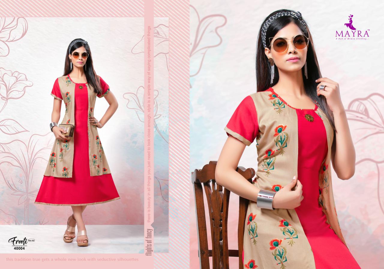 Mayra Presents Frooty Vol 2 Casual Wear Kurti Collection