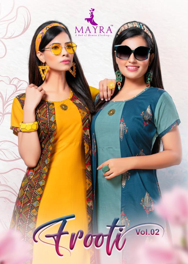 Mayra Presents Frooty Vol 2 Casual Wear Kurti Collection