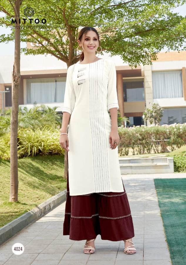 Mittoo  Presents Zohra Vol  4  Kurti With Bottom Collection