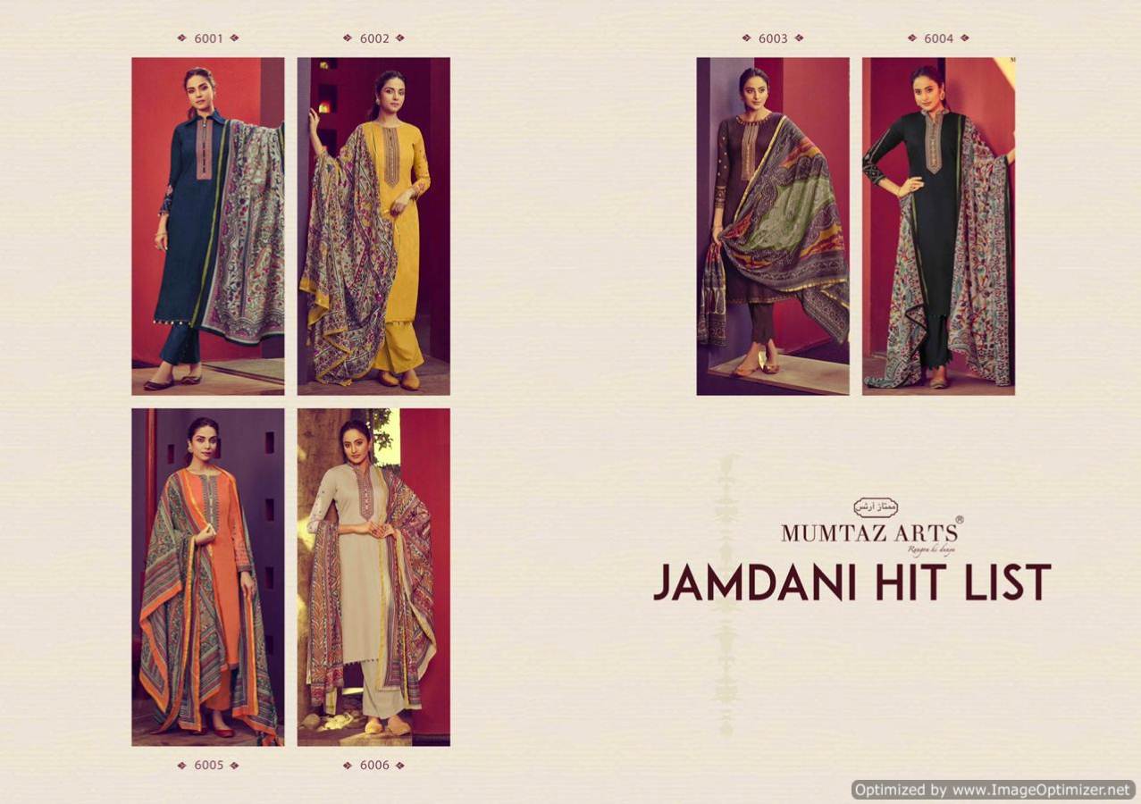 Mumtaz  Presents Jamdani Hit List Designer Dress Material