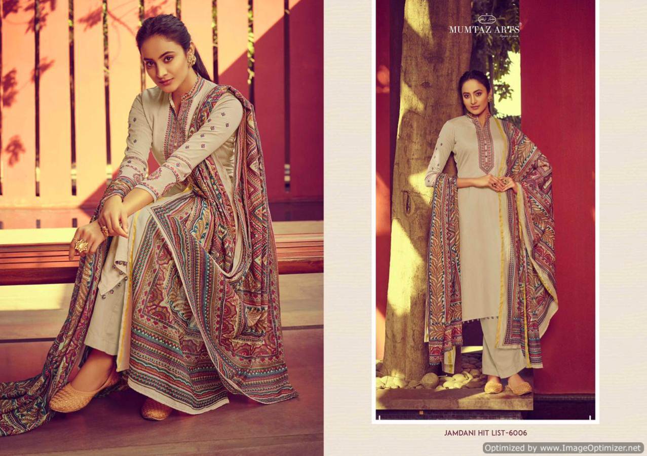 Mumtaz  Presents Jamdani Hit List Designer Dress Material
