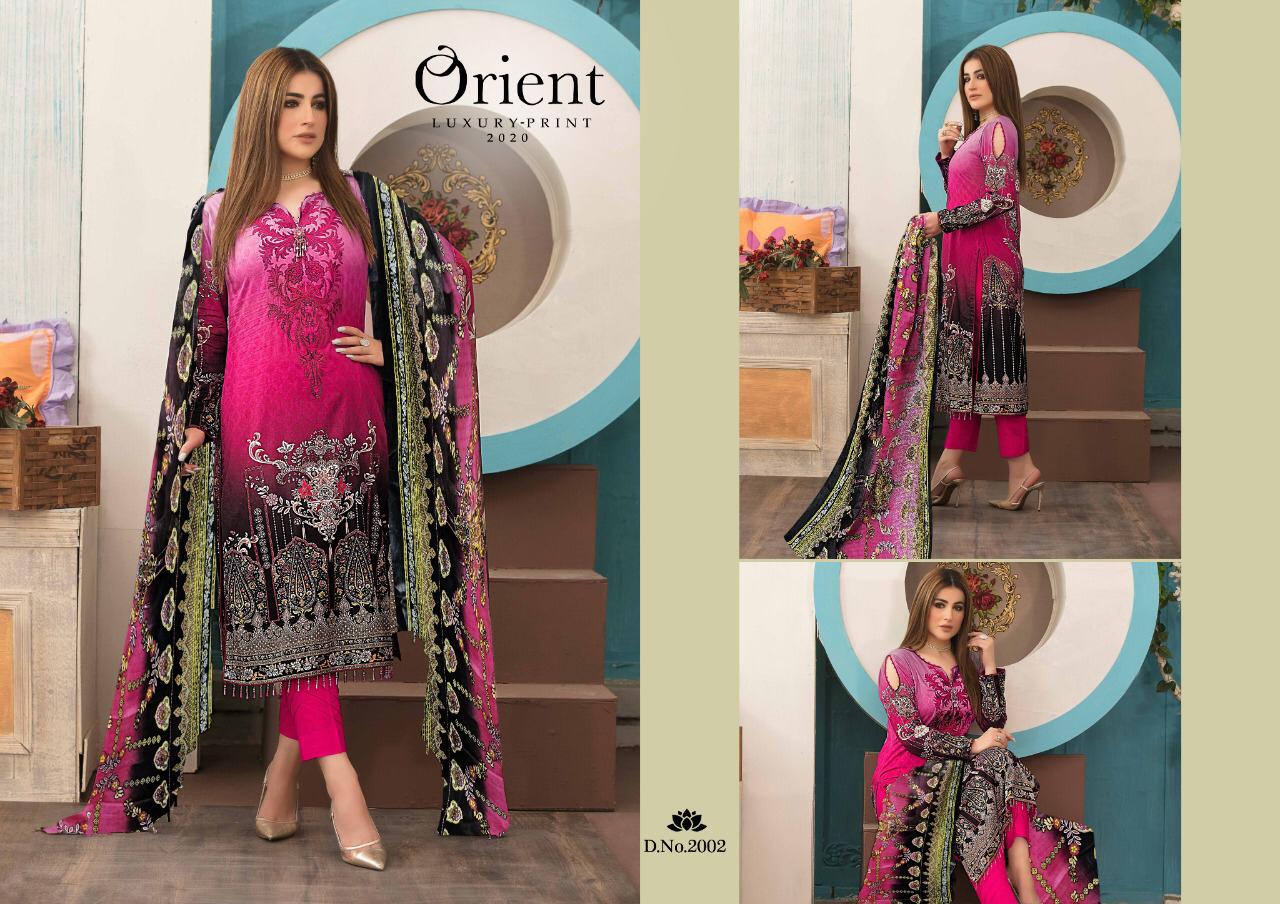 Orient Luxury Print 2020 Lawn Karachi Dress Material