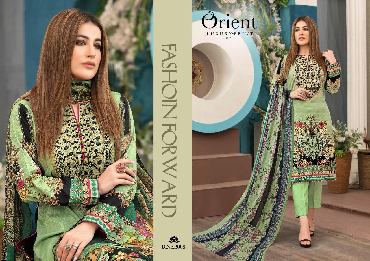 Orient Luxury Print 2020 Lawn Karachi Dress Material