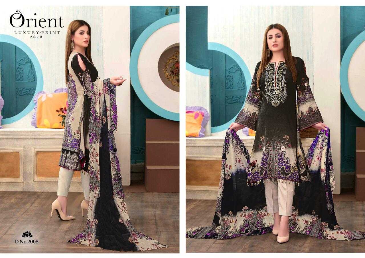 Orient Luxury Print 2020 Lawn Karachi Dress Material