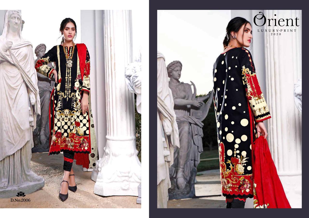 Orient Luxury Print 2020 Lawn Karachi Dress Material
