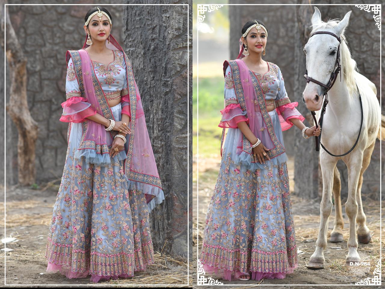 Peafowl  Vol 58 Heavy Bridal Lehenga Collection