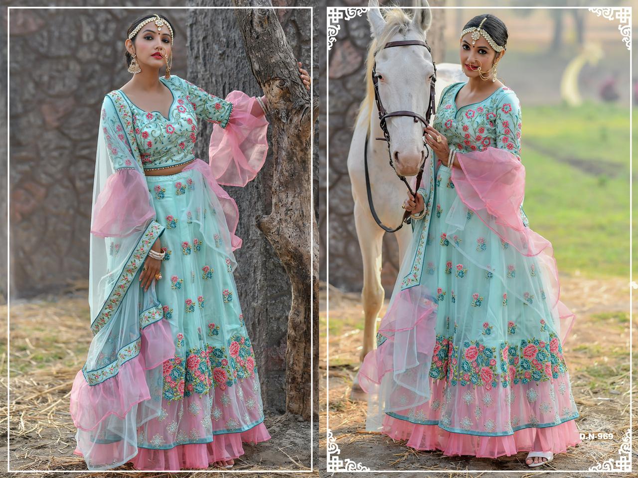 Peafowl  Vol 58 Heavy Bridal Lehenga Collection