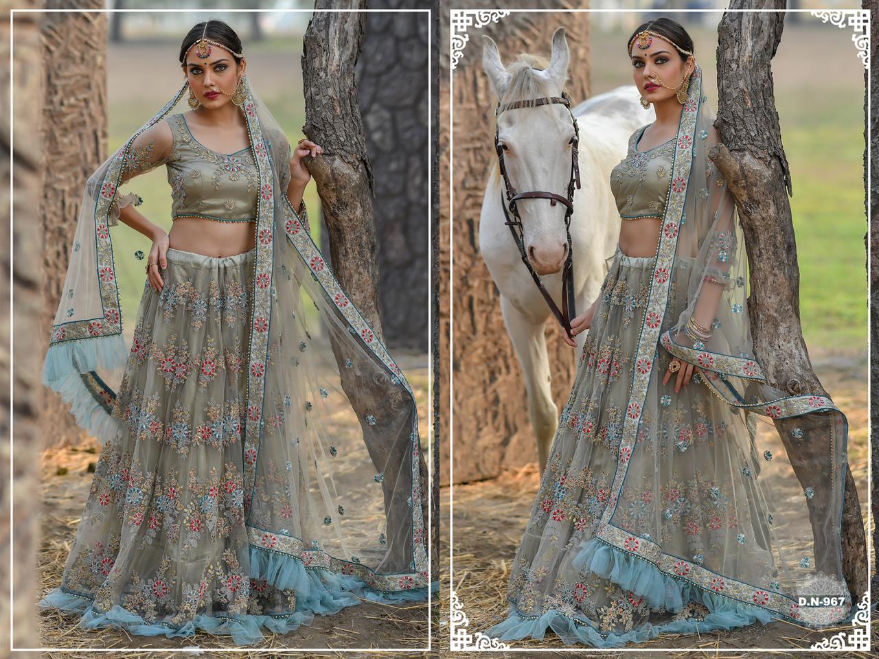 Peafowl  Vol 58 Heavy Bridal Lehenga Collection