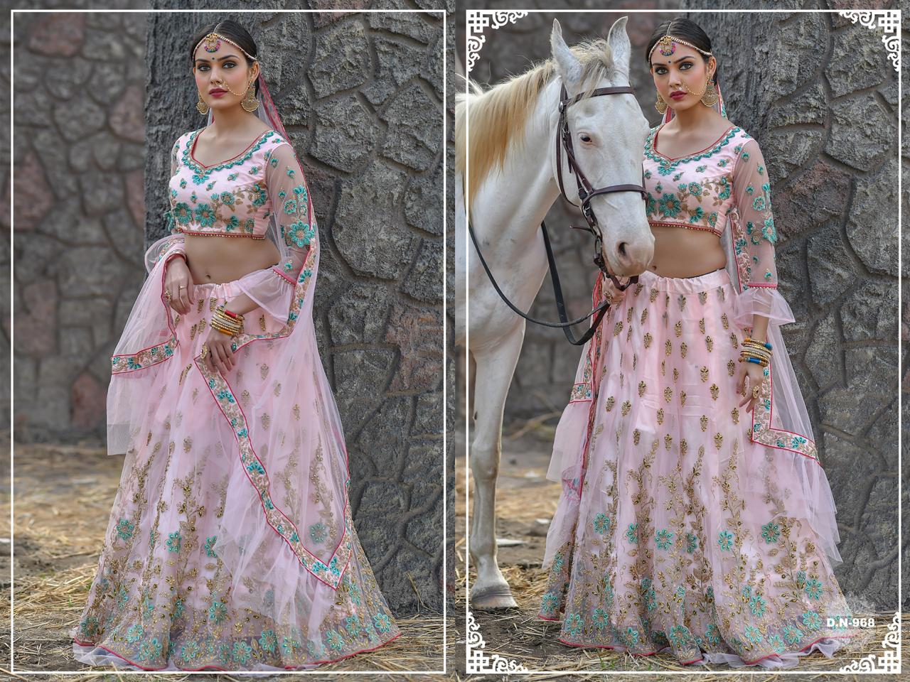 Peafowl  Vol 58 Heavy Bridal Lehenga Collection