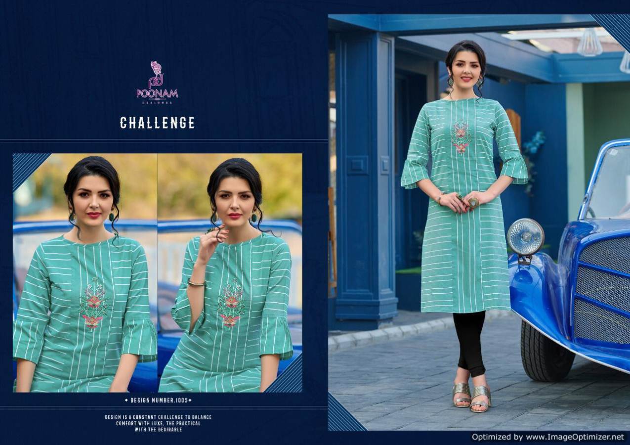 Poonam  Presents Collection Casual Wear Kurti