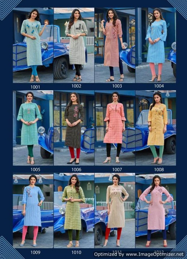 Poonam  Presents Collection Casual Wear Kurti