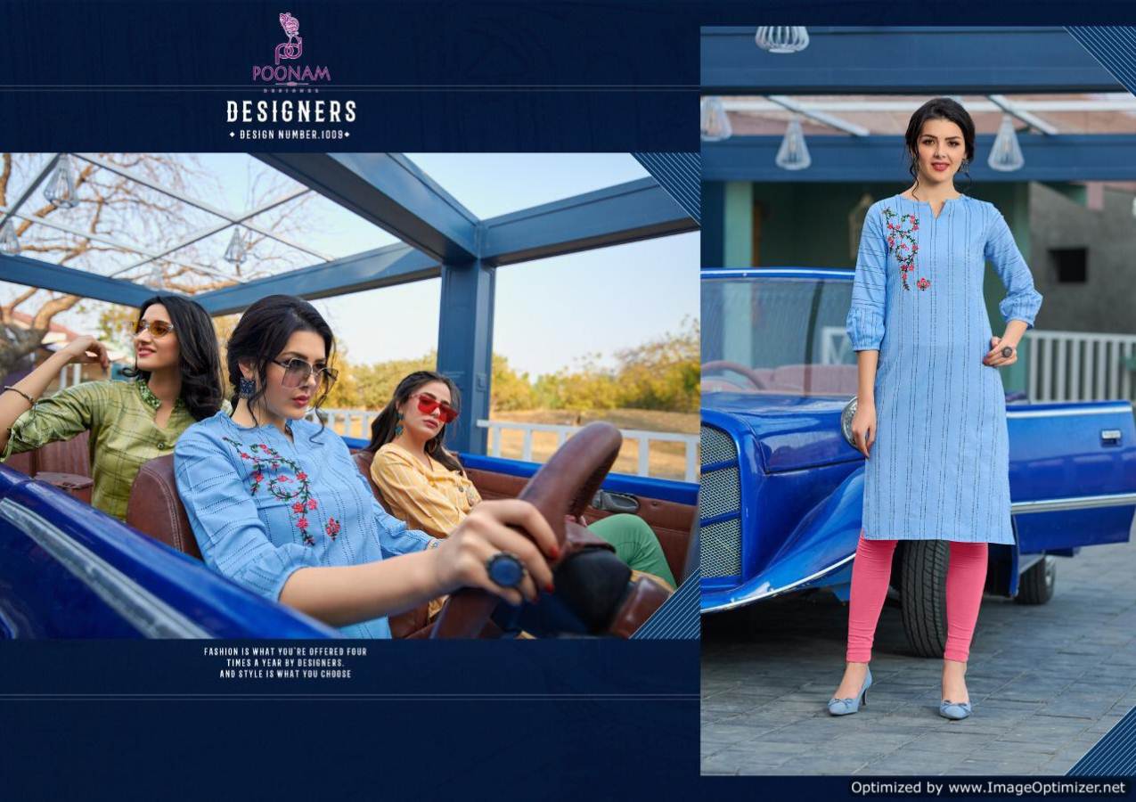 Poonam  Presents Collection Casual Wear Kurti