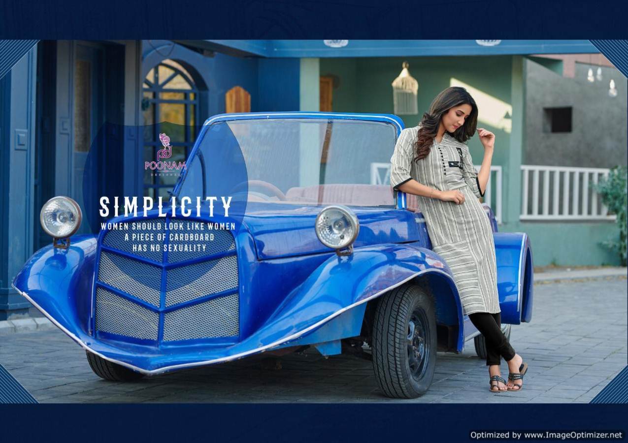 Poonam  Presents Collection Casual Wear Kurti