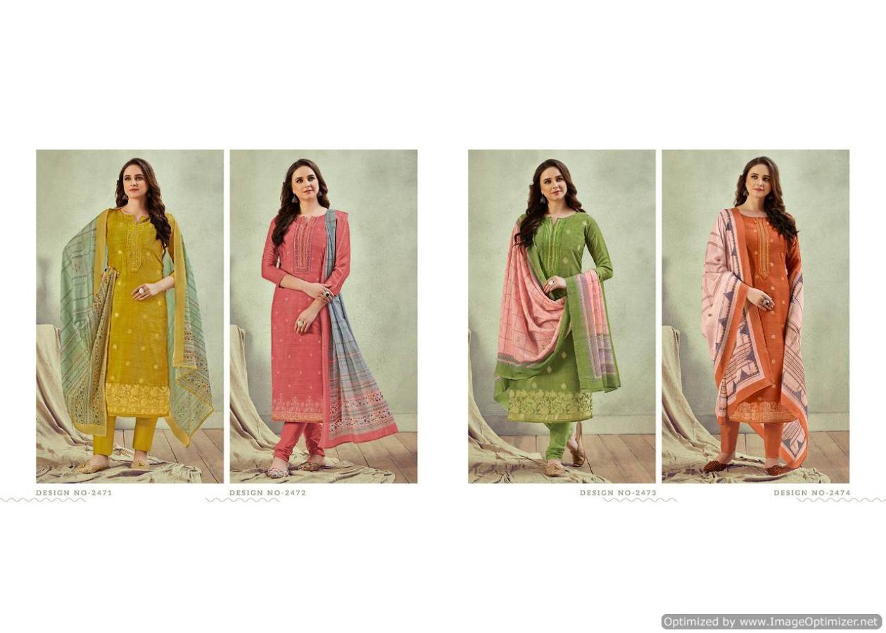 Rangoon Presents Crystal Pure Silk Jacquard Ready Made Collection