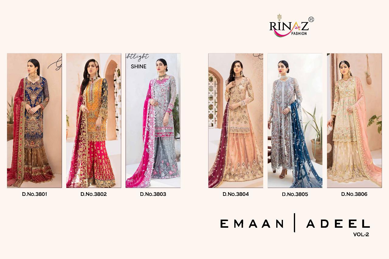 Rinaz Presents  Emaan Adeel Vol  2 Pakistani Salwar Suits