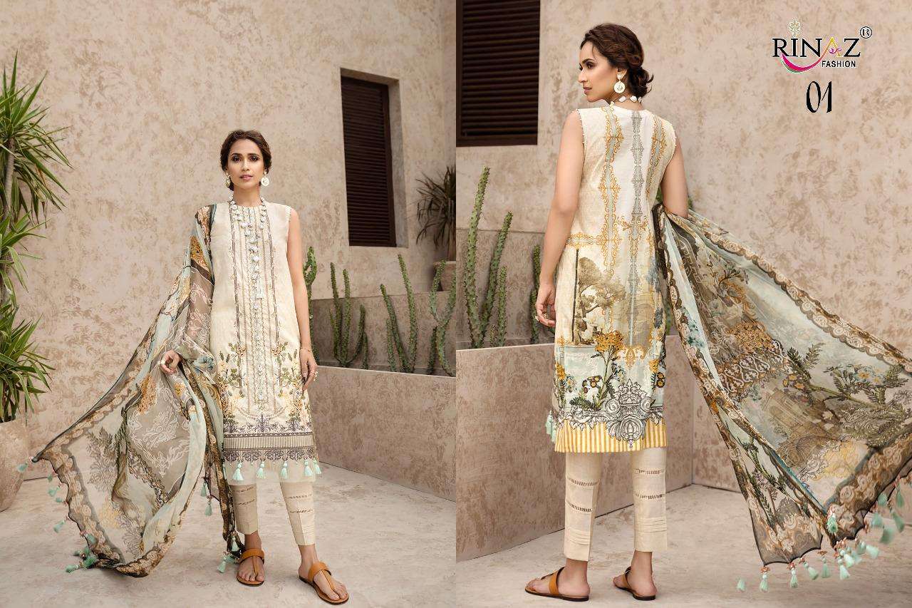 Rinaz Presents  Iris Lwn 2020  Pakistani Suits Collection