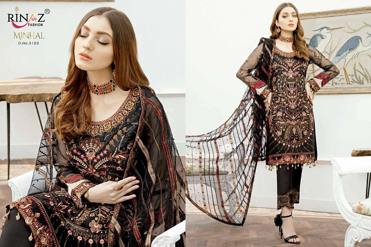 Rinaz  Presents Minhal  Vol 2 Nx  Pakistani Suits Collection