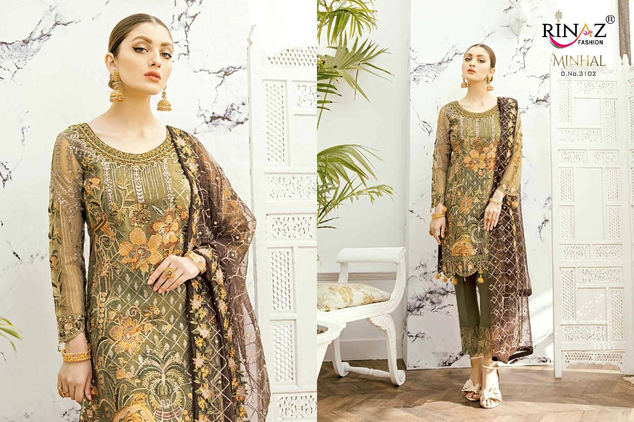 Rinaz  Presents Minhal  Vol 2 Nx  Pakistani Suits Collection